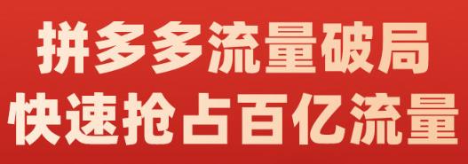 阿杰·拼多多流量破局:如何打黑标,爆款的思路,拼多多流量框架,快速抢占百亿流量
