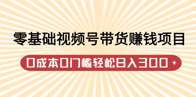 零基础视频号带货赚钱项目，0成本0门槛轻松日入300 【视频教程】采购|汽车产业|汽车配件|机加工蚂蚁智酷企业交流社群中心