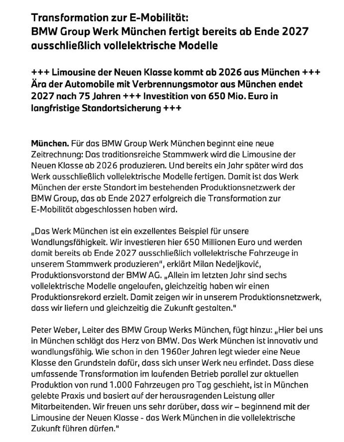 一个时代结束了，就连宝马也给燃油车“判了死刑”采购|汽车产业|汽车配件|机加工企业家交流社群中心
