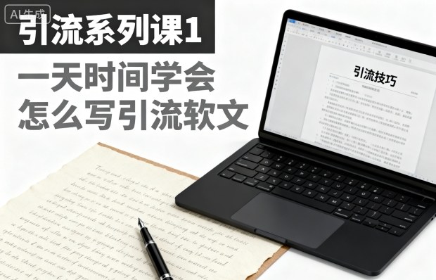 引流系列课1,一天时间学会怎么写引流软文采购|汽车产业|汽车配件|机加工蚂蚁智酷企业交流社群中心