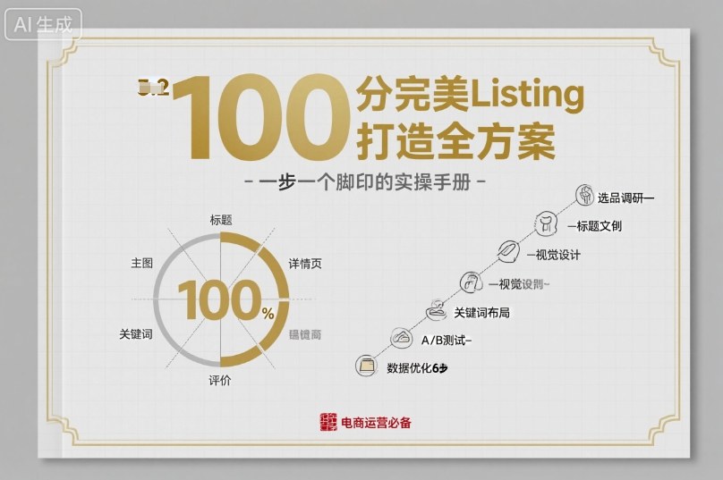 100分完美Listing打造全方案,想要完美listing必须是需要一步一个脚印的采购|汽车产业|汽车配件|机加工蚂蚁智酷企业交流社群中心