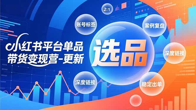 小红书平台单品带货变现营-更新，极致选品、账号标签、案例复盘，深度链接，快速启动稳定出单采购|汽车产业|汽车配件|机加工蚂蚁智酷企业交流社群中心