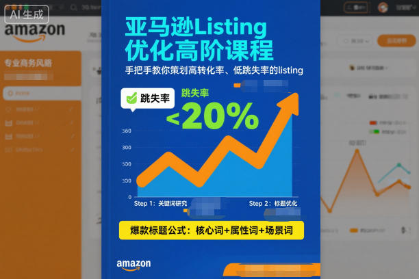 亚马逊Listing优化高阶课程,手把手教你策划高转化率、低跳失率的listing采购|汽车产业|汽车配件|机加工蚂蚁智酷企业交流社群中心
