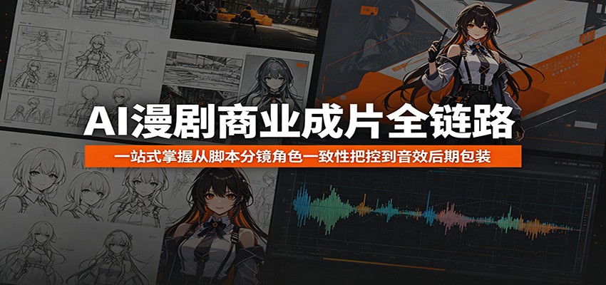 AI漫剧商业成片全链路:一站式掌握从脚本分镜角色一致性把控到音效后期包装采购|汽车产业|汽车配件|机加工企业家交流社群中心