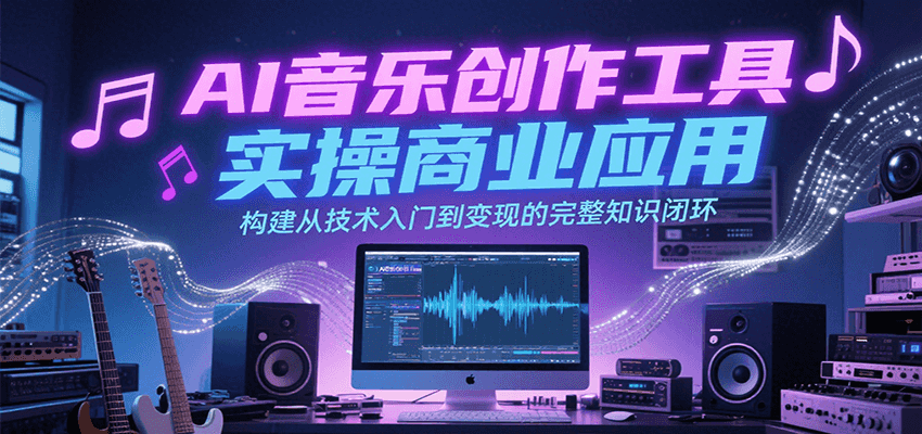 AI音乐创作工具实操商业应用,构建从技术入门到变现的完整知识闭环采购|汽车产业|汽车配件|机加工蚂蚁智酷企业交流社群中心