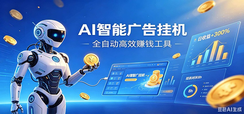 AI智能广告挂机，小白轻松上手，在家自动赚收益采购|汽车产业|汽车配件|机加工企业家交流社群中心