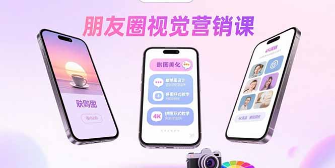 朋友圈视觉营销课:问候图美化,晒单图设计,拼图玩法教学采购|汽车产业|汽车配件|机加工蚂蚁智酷企业交流社群中心