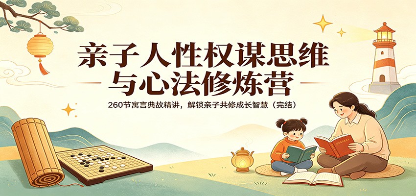 亲子人性权谋思维与心法修炼营：260节寓言典故精讲，解锁亲子共修成长智慧(完结)采购|汽车产业|汽车配件|机加工企业家交流社群中心