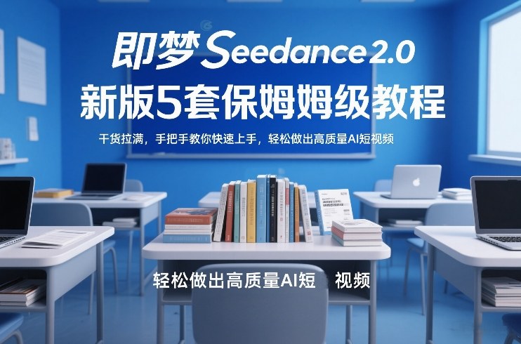 即梦Seedance2.0新版5套保姆级教程,干货拉满,手把手教你快速上手,轻松做出高质量AI短视频采购|汽车产业|汽车配件|机加工蚂蚁智酷企业交流社群中心