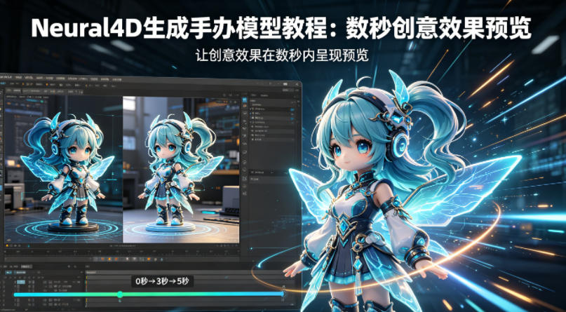 Neural4D生成手办模型教程，让创意效果在数秒内呈现预览采购|汽车产业|汽车配件|机加工企业家交流社群中心