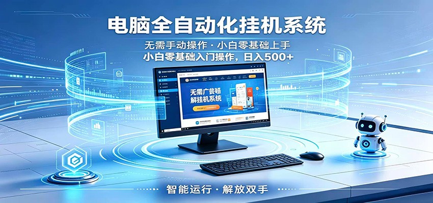 智能广告挂机无需值守，小白上手轻松实现每日增收采购|汽车产业|汽车配件|机加工企业家交流社群中心