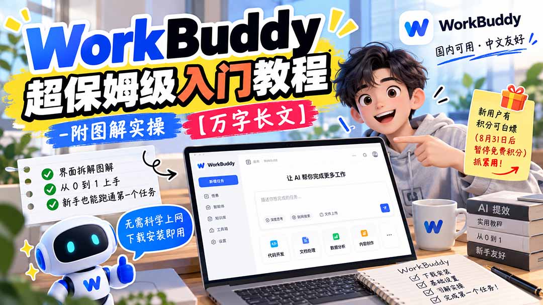 WorkBuddy 超保姆级入门教程-附图解实操 【万字长文】采购|汽车产业|汽车配件|机加工企业家交流社群中心