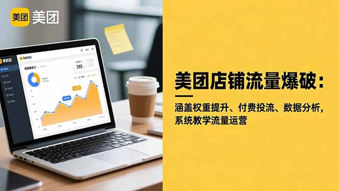 美团店铺流量爆破:涵盖权重提升、付费投流、数据分析,系统教学流量运营采购|汽车产业|汽车配件|机加工蚂蚁智酷企业交流社群中心