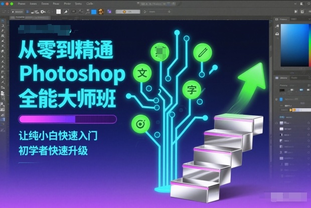 从零到精通Photoshop全能大师班,让纯小白快速入门,初学者快速升级采购|汽车产业|汽车配件|机加工蚂蚁智酷企业交流社群中心