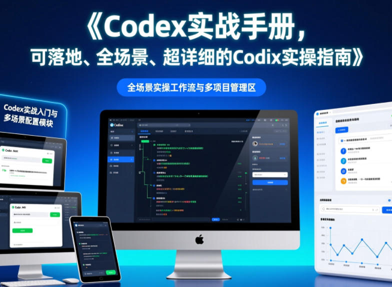 Codex实战手册,可落地、全场景、超详细的Codex实操指南采购|汽车产业|汽车配件|机加工企业家交流社群中心