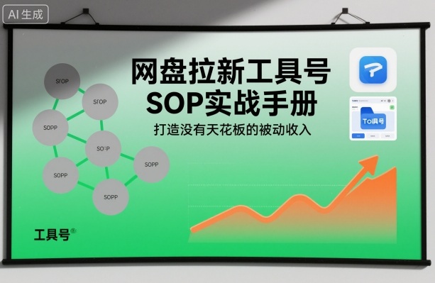 网盘拉新工具号SOP实战手册,打造没有天花板的被动收入采购|汽车产业|汽车配件|机加工蚂蚁智酷企业交流社群中心