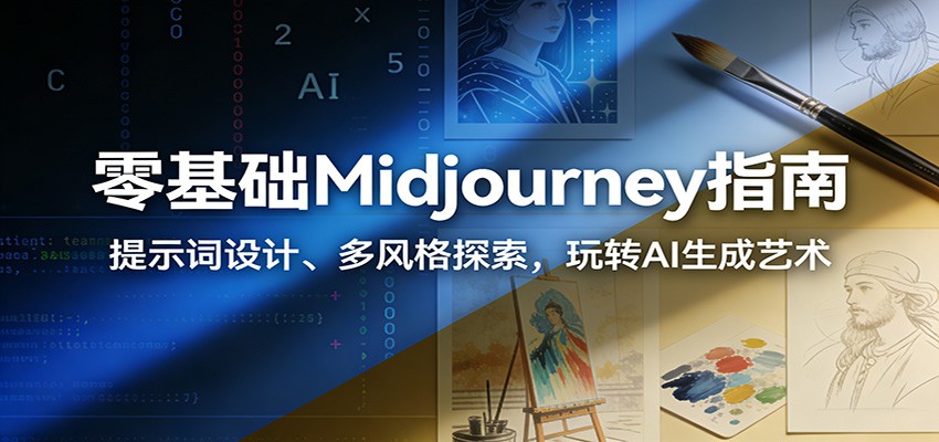 零基础Midjourney指南:提示词设计、多风格探索,玩转AI生成艺术采购|汽车产业|汽车配件|机加工蚂蚁智酷企业交流社群中心