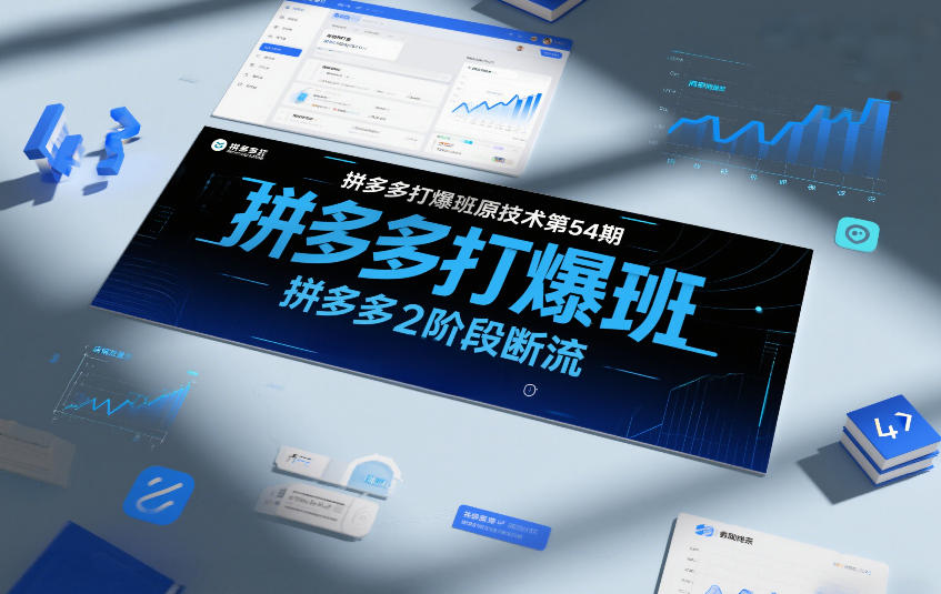 拼多多打爆班原创技术第54期，拼多多2阶段断流采购|汽车产业|汽车配件|机加工蚂蚁智酷企业交流社群中心