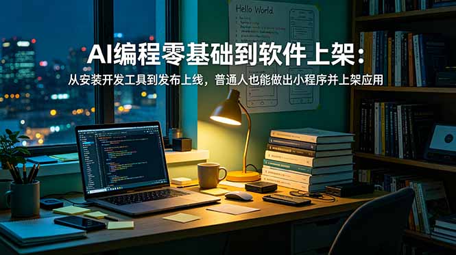 AI编程零基础到软件上架：从安装开发工具到发布上线，普通人也能做出小程序并上架应用商店采购|汽车产业|汽车配件|机加工企业家交流社群中心