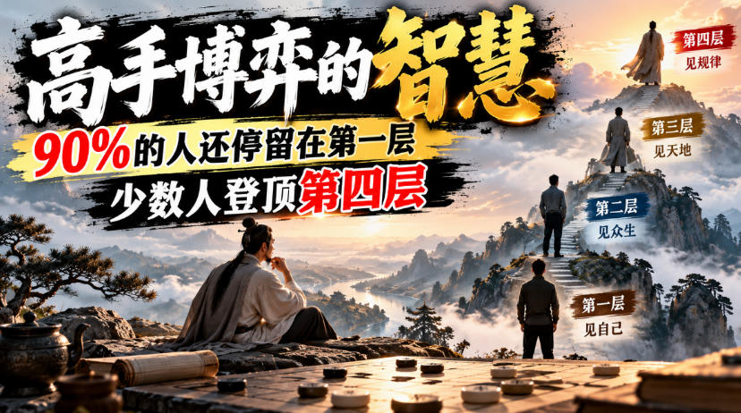 付费文章:高手博弈的智慧,90%的人还停留在第一层,少数人登顶第四层采购|汽车产业|汽车配件|机加工企业家交流社群中心