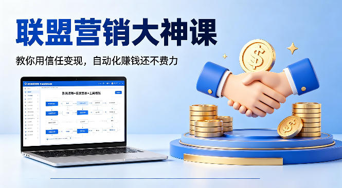 联盟营销大神课，教你用信任变现，自动化賺钱还不费力【原创双语字幕】采购|汽车产业|汽车配件|机加工企业家交流社群中心