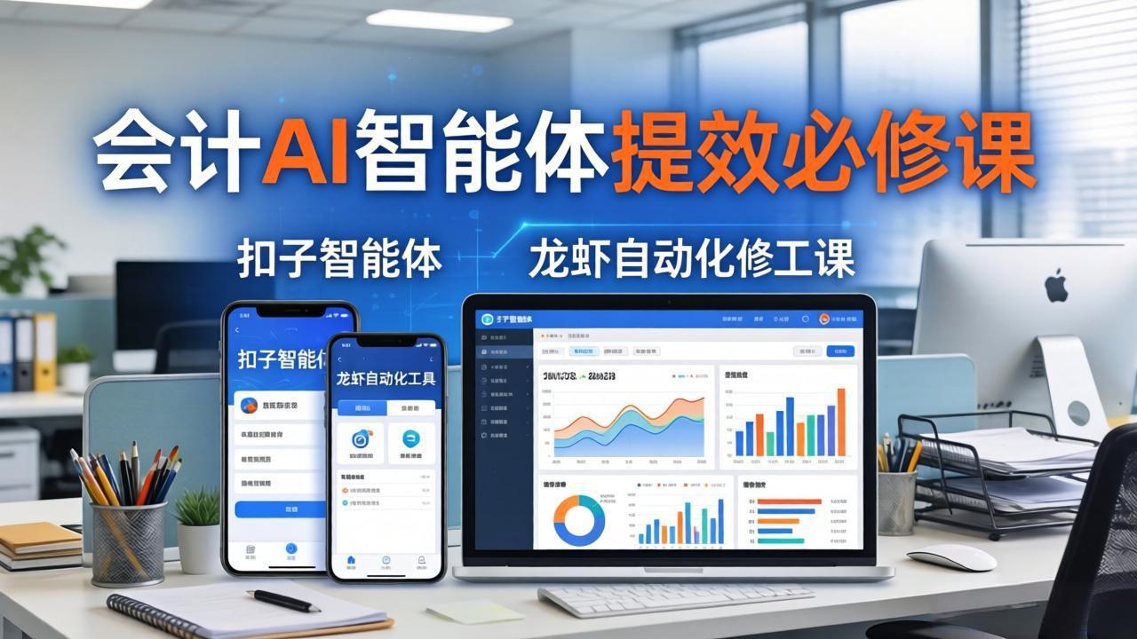 财务会计AI智能体提效必修课：扣子智能体+龙虾自动化+报表分析，一站式提升财务工作效率采购|汽车产业|汽车配件|机加工企业家交流社群中心