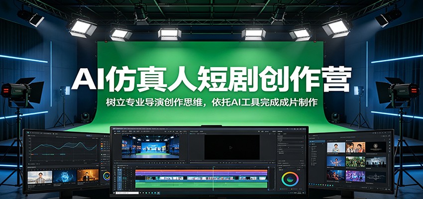AI仿真人短剧创作营：树立专业导演创作思维，依托AI工具完成成片制作采购|汽车产业|汽车配件|机加工企业家交流社群中心