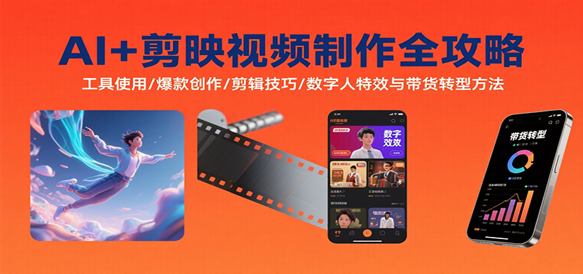 AI+剪映视频制作全攻略：工具使用/爆款创作/剪辑技巧/数字人特效与带货转型方法采购|汽车产业|汽车配件|机加工蚂蚁智酷企业交流社群中心