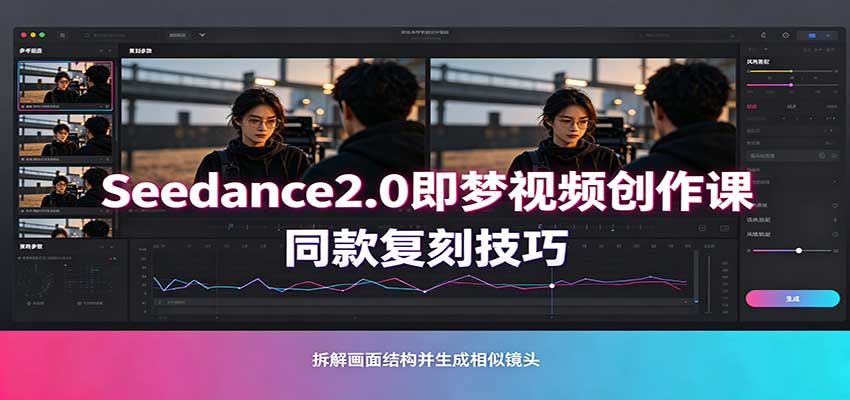 Seedance2.0即梦视频创作课：剧本式视频制作，同款复刻技巧，多行业案例落地教学采购|汽车产业|汽车配件|机加工企业家交流社群中心