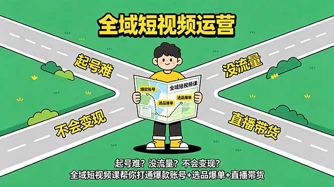 起号难？没流量？不会变现？全域短视频课帮你打通爆款账号+选品爆单+直播带货采购|汽车产业|汽车配件|机加工企业家交流社群中心