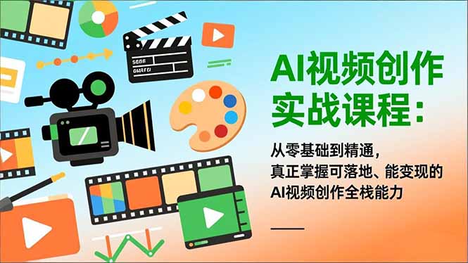 AI视频创作实战课程：从零基础到精通，真正掌握可落地、能变现的AI视频创作全栈能力采购|汽车产业|汽车配件|机加工蚂蚁智酷企业交流社群中心