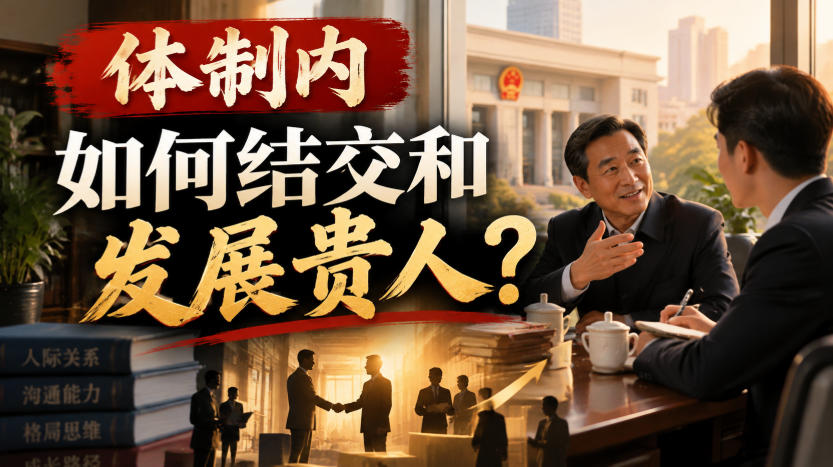 某公众号付费文章:体制内,如何结交和发展贵人?采购|汽车产业|汽车配件|机加工企业家交流社群中心