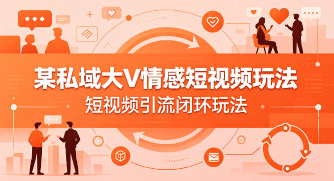 某私域大V情感短视频玩法，短视频引流闭环玩法采购|汽车产业|汽车配件|机加工企业家交流社群中心