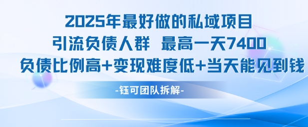 2025年最好做的私域项目,引流负债人群,最高一天变现7.4k,人群占比高,变现难度低,当天就能见到钱采购|汽车产业|汽车配件|机加工蚂蚁智酷企业交流社群中心