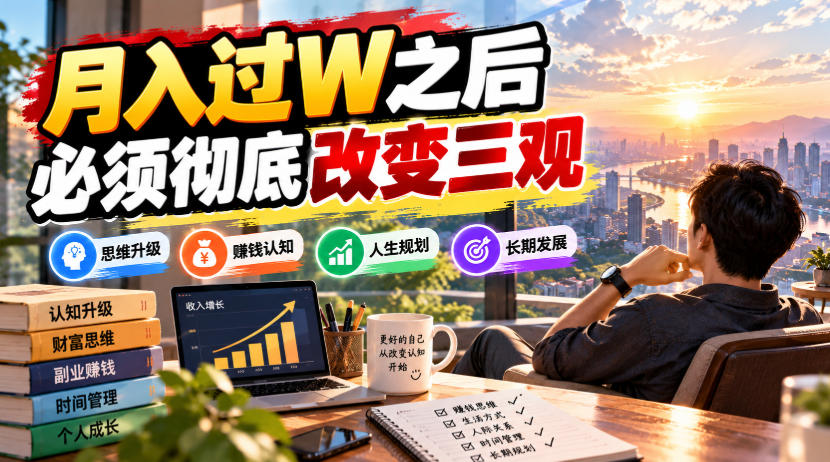 某公众号付费文章：月入过W之后，必须彻底改变三观采购|汽车产业|汽车配件|机加工企业家交流社群中心