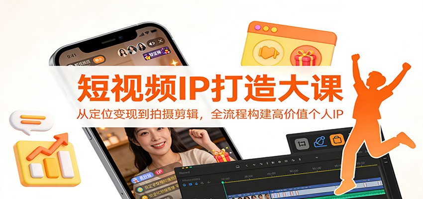 短视频IP打造大课：从定位变现到拍摄剪辑，全流程构建高价值个人IP采购|汽车产业|汽车配件|机加工蚂蚁智酷企业交流社群中心