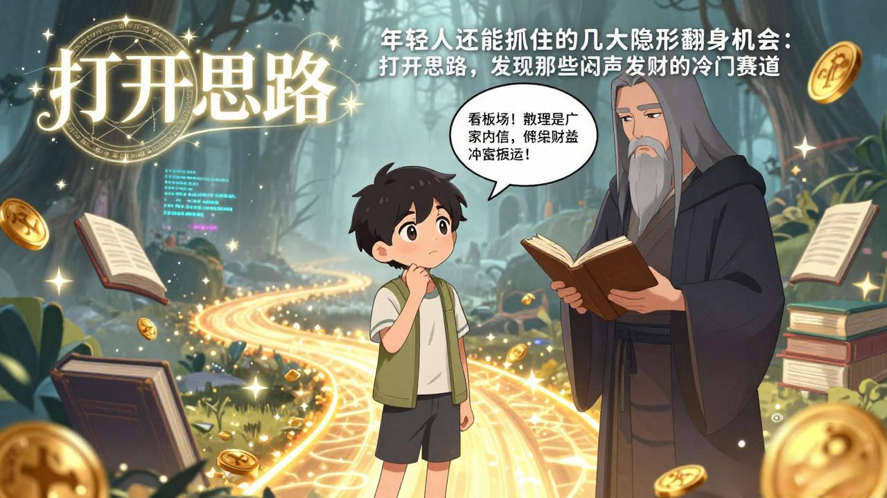 付费文1+2:年轻人还能抓住的几大隐形翻身机会:打开思路,发现那些闷声发财的冷门赛道采购|汽车产业|汽车配件|机加工蚂蚁智酷企业交流社群中心