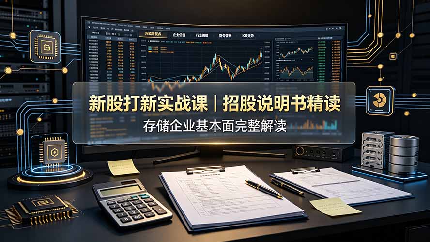 付费文章：新股打新实战课｜招股说明书精读，存储企业基本面完整解读采购|汽车产业|汽车配件|机加工企业家交流社群中心