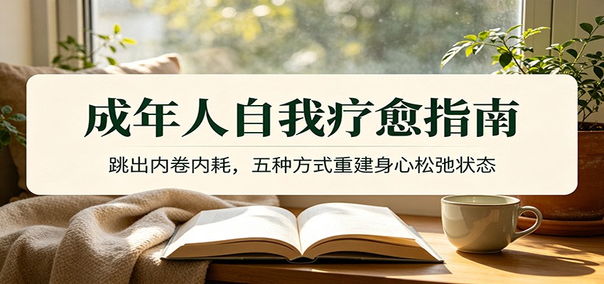 成年人自我疗愈指南:跳出内卷内耗,五种方式重建身心松弛状态采购|汽车产业|汽车配件|机加工企业家交流社群中心