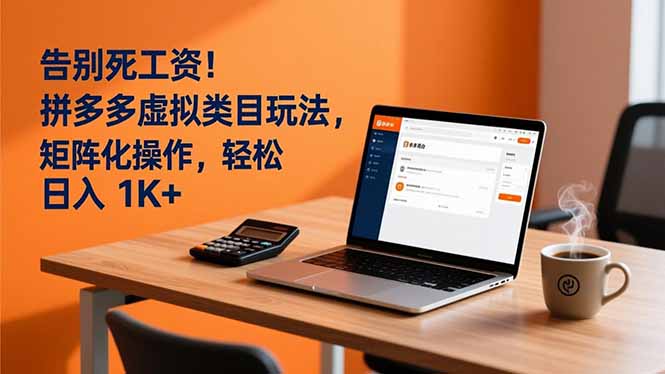 告别死工资！拼多多虚拟类目玩法，矩阵化操作，轻松日入 1K+采购|汽车产业|汽车配件|机加工蚂蚁智酷企业交流社群中心