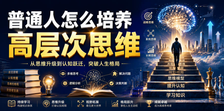 公众号付费文章：普通人怎么培养高层次思维采购|汽车产业|汽车配件|机加工企业家交流社群中心
