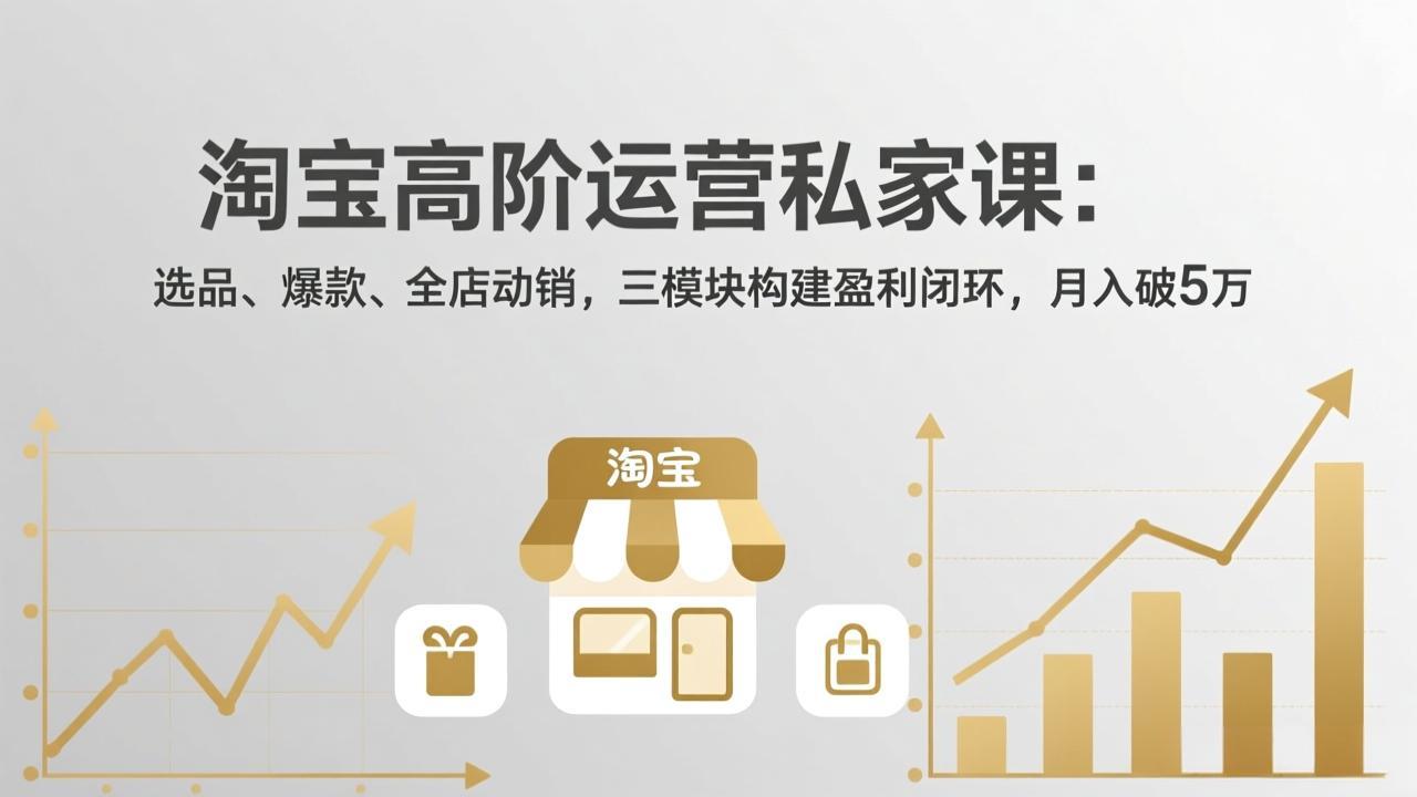 淘宝高阶运营私家课(更新26年4月采购|汽车产业|汽车配件|机加工企业家交流社群中心