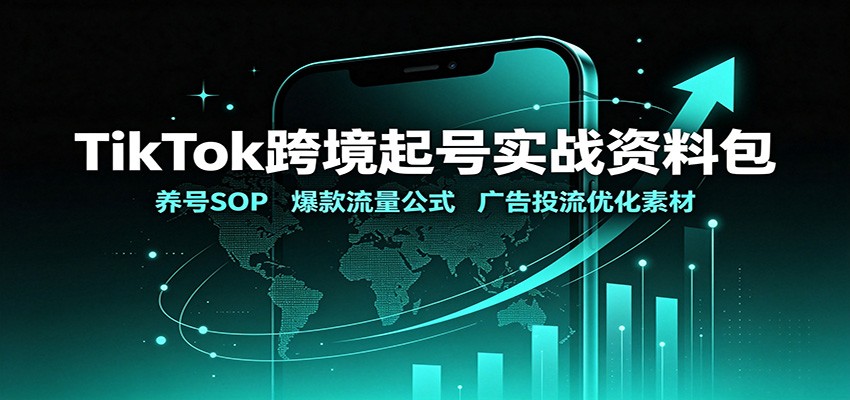 TikTok跨境起号实战资料包:养号SOP,爆款流量公式,广告投流优化素材采购|汽车产业|汽车配件|机加工企业家交流社群中心