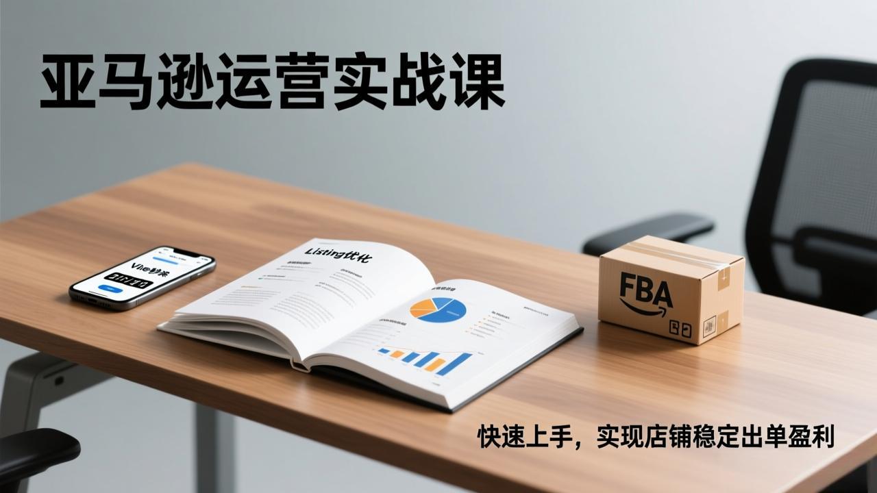 亚马逊运营实战课，Listing优化、Vine秒杀、FBA发货，快速上手，实现店铺稳定出单盈利采购|汽车产业|汽车配件|机加工蚂蚁智酷企业交流社群中心