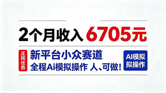 2个月收入6705元,最新平台小众赛道,全程Ai操作人人可做!采购|汽车产业|汽车配件|机加工企业家交流社群中心