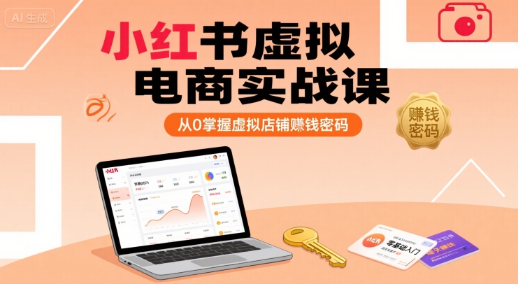 小红书虚拟电商实战课,从0掌握虚拟店铺賺钱密码(更新)采购|汽车产业|汽车配件|机加工蚂蚁智酷企业交流社群中心