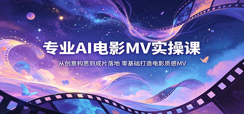 专业AI电影MV实操课：从创意构思到成片落地，零基础打造电影质感MV采购|汽车产业|汽车配件|机加工企业家交流社群中心