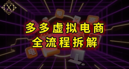 拼多多虚拟电商全流程拆解,深度学习每一个环节,看完即可上手实操采购|汽车产业|汽车配件|机加工蚂蚁智酷企业交流社群中心