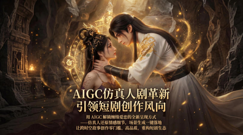 AIGC仿真人《合欢宗》短剧教学，用AIGC解锁缠绵爱恋的全新呈现方式，让跨时空故事创作零门槛、高品质，重构短剧生态采购|汽车产业|汽车配件|机加工企业家交流社群中心