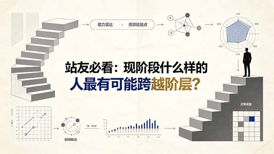 付费文章:站友必看:现阶段什么样的人最有可能跨越阶层?采购|汽车产业|汽车配件|机加工企业家交流社群中心